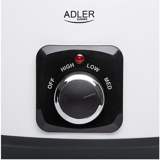 Adler Slow Cooker 290W with Capacity 5.8lt White