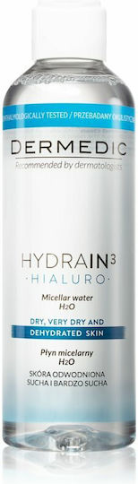 Dermedic Hydrain3 Micellar Water Facial Cleanser for Oil Control 200ml