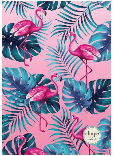 Shape Notebooks Spiral Caiet Cu dungi B5 Shape Tropical Multicolor 1buc