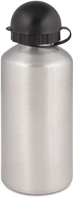 Koupakoupa Movie Night Kids Water Bottle Thermos Aluminium with Straw Silver 500ml