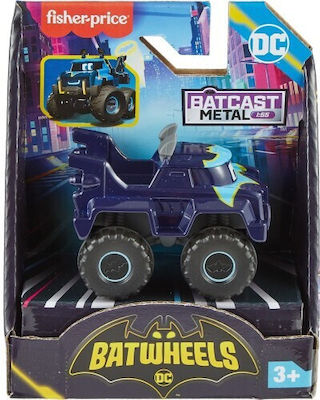 Fisher Price Αυτοκινητάκι Batwheels Buff The Bat-truck για 3+ Ετών