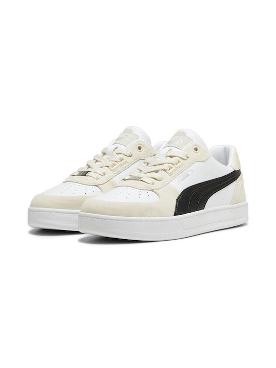 Puma Caven 2.0 Lux Sd Ανδρικά Sneakers Λευκά