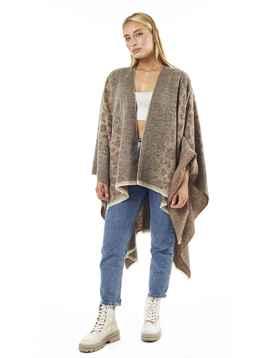 Verde Women's Midi Cape beige