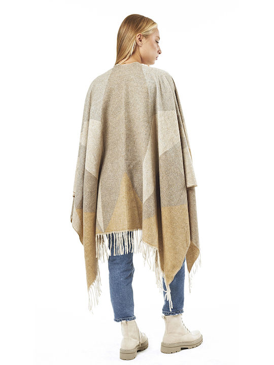 Bej Poncho de damă
