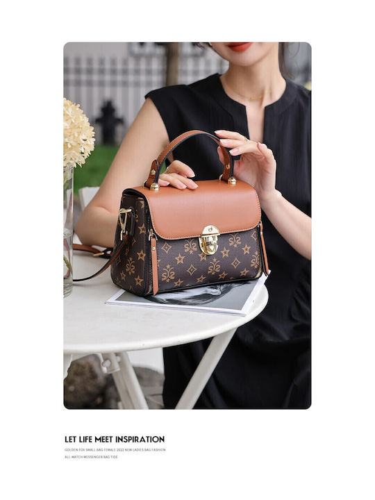 Leather Women's Bag Handbag Brown