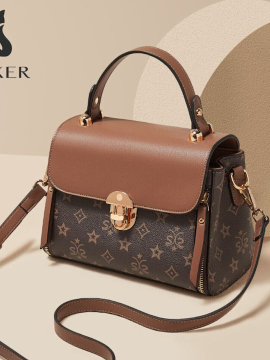Leather Women's Bag Handbag Brown