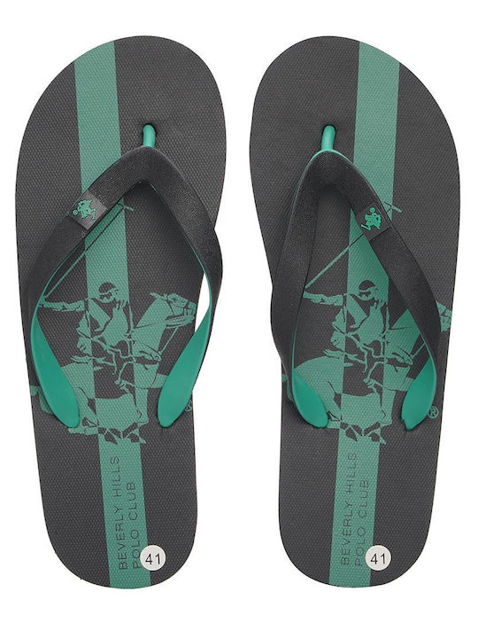 Polo beverly hills Herren-Flip-Flops Schwarz