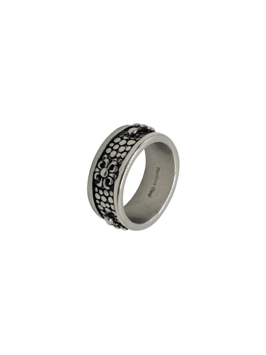 Men's Steel Eternity Ring