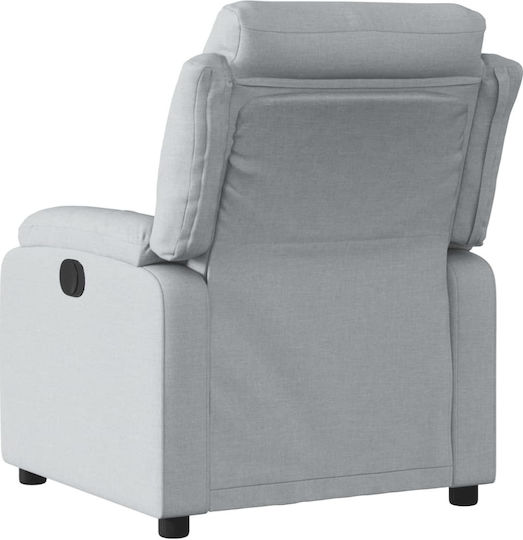 Fotoliu Relax cu Puf Gri deschis 75x92.5x100cm