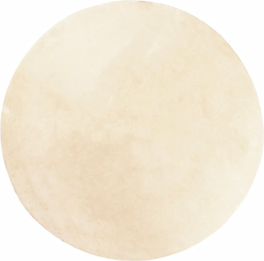 vidaXL Waschbar Rutschfest Synthetisch,Polyester/Cotton/Leather Cream