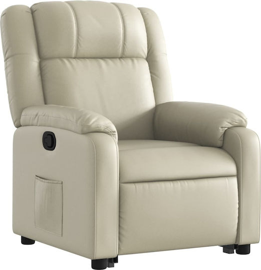 Relax με Υποπόδιο 77x95x99cm Κρεμ Relax με Υποπόδιο 77x95x99cm Κρεμ