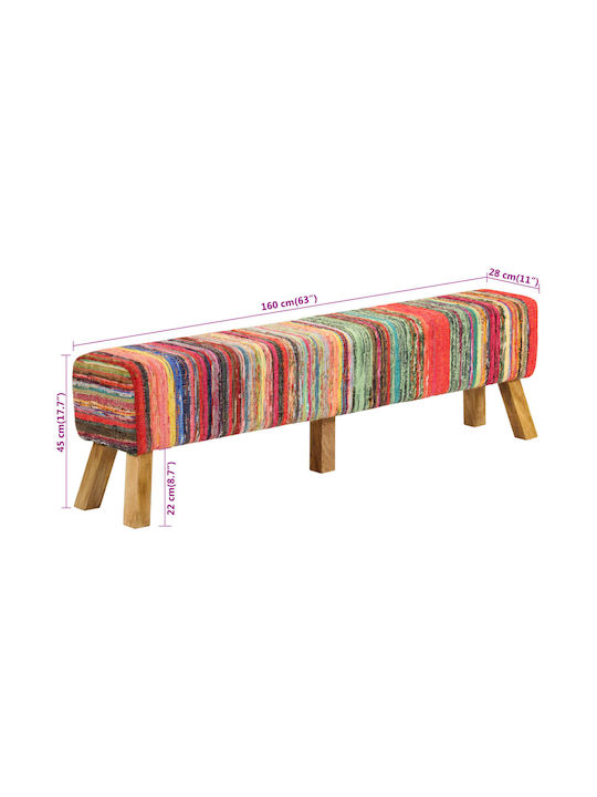 Scaune Bucătărie Lemn Colorful 160x28x45buc