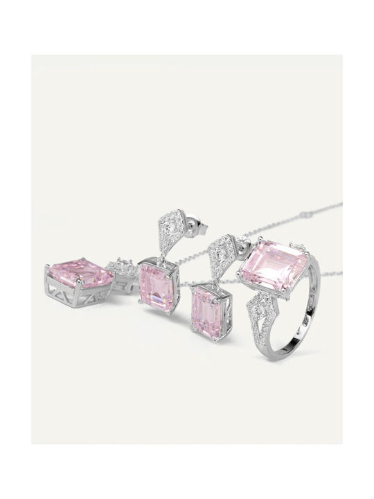 Сребърни обеци 925 Pink Devi Silver