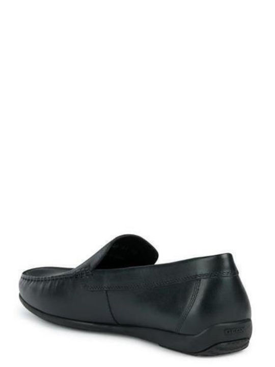 Ascanio Men's Leather Moccasins Blue