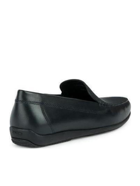 Ascanio Men's Leather Moccasins Blue