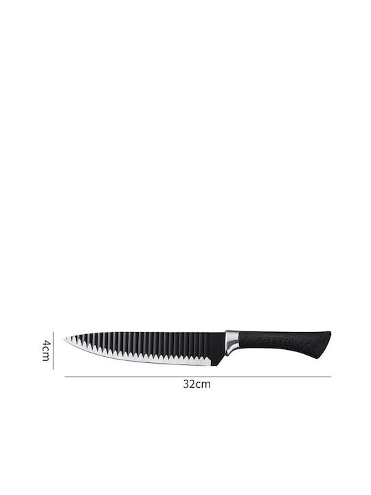 To megalo pazari Knife Set from Stainless Steel 6pcs