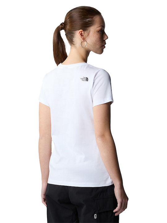 The North Face Γυναικείο Αθλητικό T-shirt Λευκό