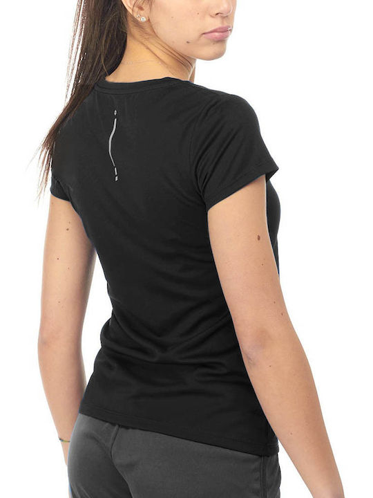 Lotto Damen Sportlich T-shirt Schwarz