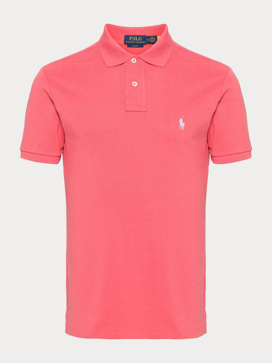 Ralph Lauren Bluza Bărbătească cu Mânecă Scurtă Polo Lightred