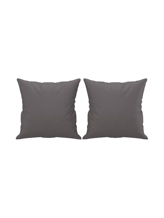 Doppelsitzer Sofa Künstliches Leder Gray 172x77x80cm