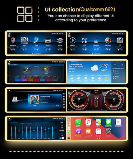 Carmedia Ηχοσύστημα Αυτοκινήτου για Mercedes-Benz B Class 2012-2015 (Bluetooth/USB/WiFi/GPS/Apple-Carplay/Android-Auto) με Οθόνη Αφής 10.25"