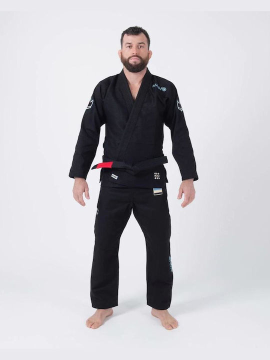 Kingz Nano 3.0 Ανδρική Στολή Brazilian Jiu Jitsu Μαύρη