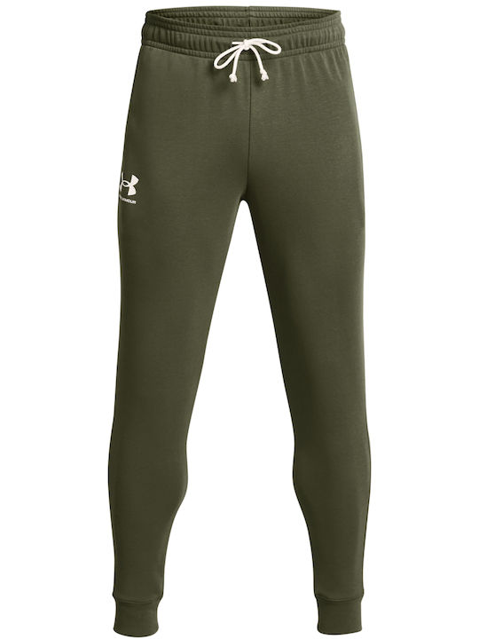 Terry Rival Sweatpants with Elastic Khaki