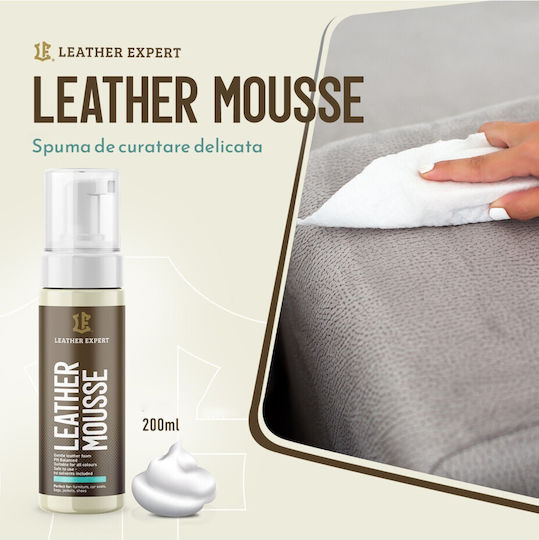 Leather Expert Foam Cleaning for Leather Car Parts 200ml