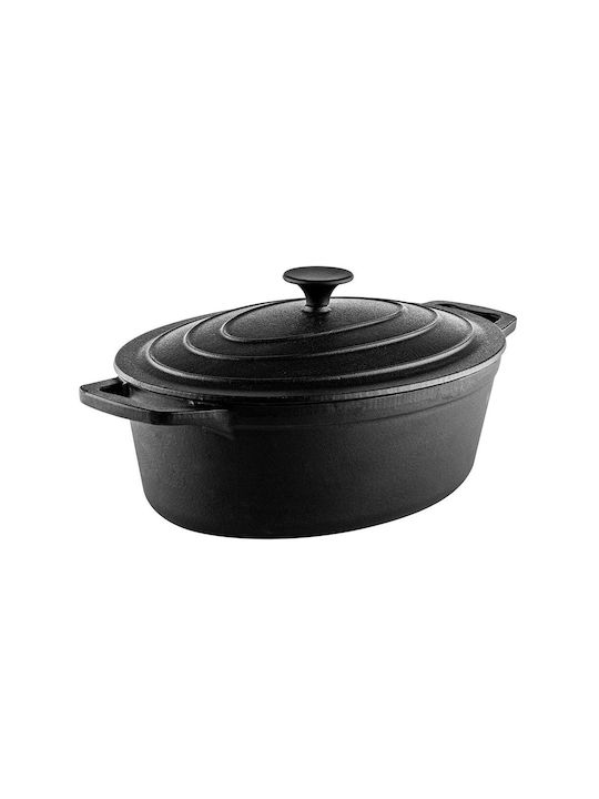 Muhler Tika Oală Ovală de Fontă 41x25cm 1buc
