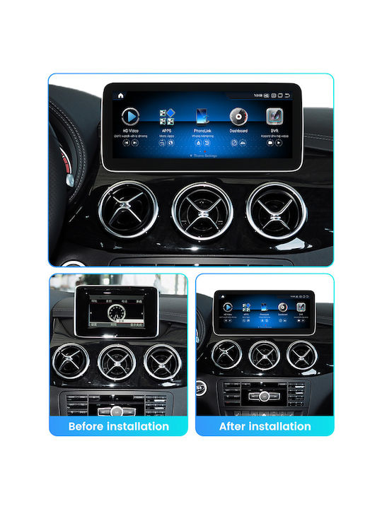 Carmedia Car Audio System for Mercedes-Benz B Class 2012-2015 Bluetooth USB Wi-Fi GPS Apple CarPlay Android Auto with 12.5 Inch Touch Screen