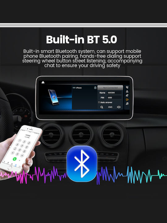 Carmedia Car Audio System for Mercedes-Benz B Class 2012-2015 Bluetooth USB Wi-Fi GPS Apple CarPlay Android Auto with 12.5 Inch Touch Screen