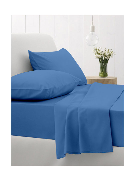 Sunshine Feelings Pillowcase Set with Envelope Cover Blue 104 50x70cm.