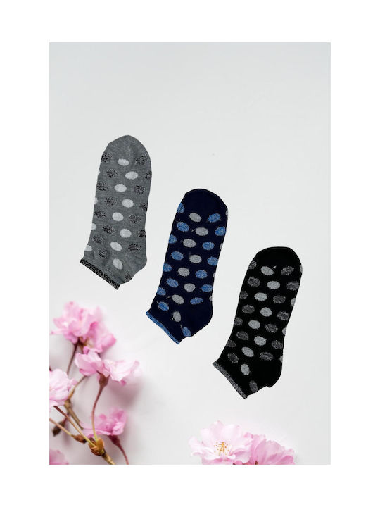 Yookie Γυναικείες Κάλτσες Πολυχρωμο 3Pack
