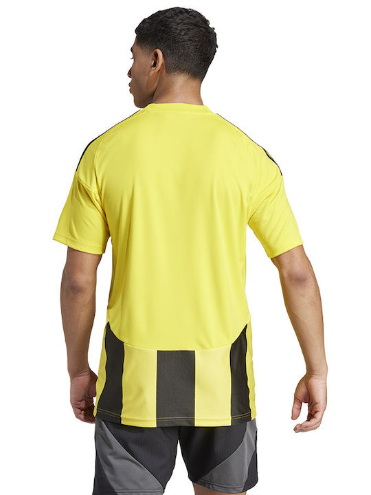 Adidas Men's Athletic Short Sleeve Blouse Yellow