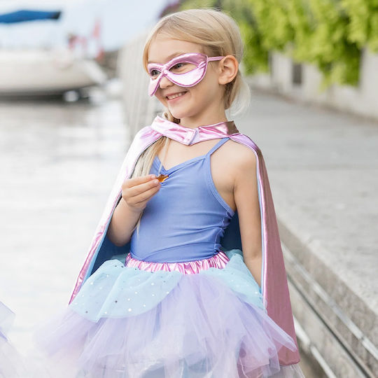 Στολή Αποκριάτικη Κάπα Ροζ για Halloween από Μέταλλο