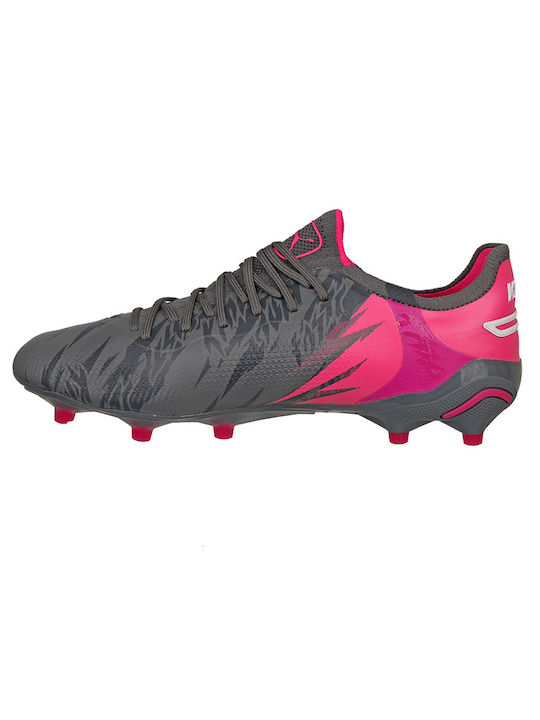 Puma King Ultimate Rush FG/AG Χαμηλά Ποδοσφαιρικά Παπούτσια με Τάπες Μαύρα