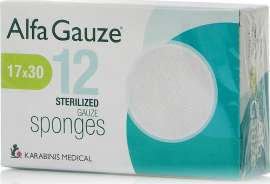 Alfashield AlfaGauze Sterile Gauze 17x30cm 1 Piece