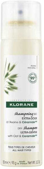 Klorane Oat Milk με Γαλάκτωμα Βρώμης Ξηρό Σαμπουάν Αναδόμησης/Θρέψης για Ξηρά Μαλλιά Μαλλιά 150ml