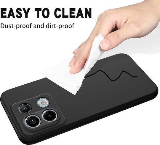 Back Cover Σιλικόνης Μαύρο (Moto G22)