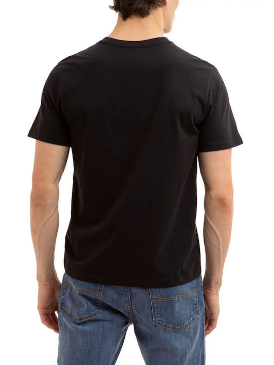 Polo Short Sleeve Black Blouse
