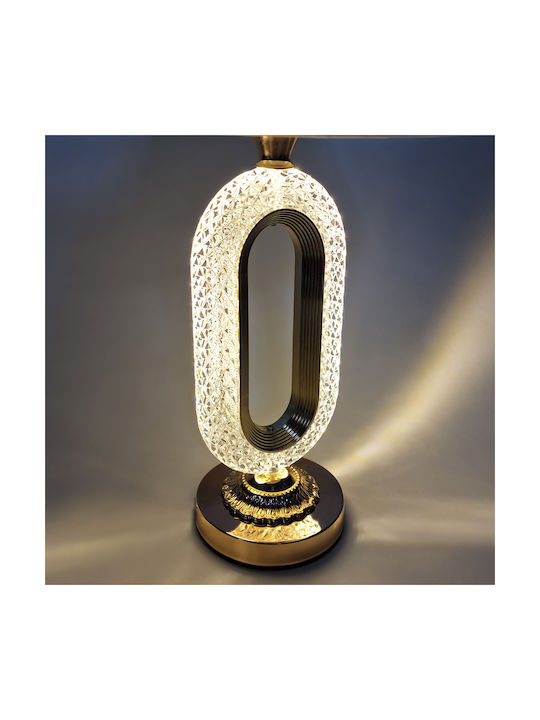 Keskor Metal Table Lamp for Socket E27 with Gold Shade and Base