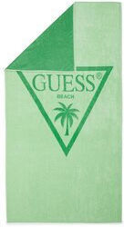 Guess Prosop de Plajă Bumbac Verde