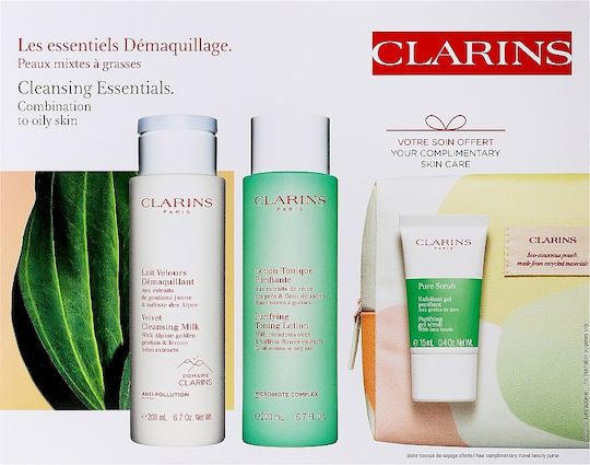 Clarins Cleansing Essentials Σετ Περιποίησης για Καθαρισμό Προσώπου Combination/Oily Skin