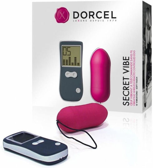Dorcel Vibrating Egg Secret Vibe Mini Δονητής Egg με Απομακρυσμένο Έλεγχο 7.5cm Ροζ