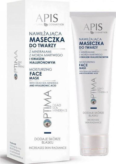 Apis Natural Cosmetics Optima Μάσκα Ομορφιάς Προσώπου Νύχτας για Ενυδάτωση 100ml