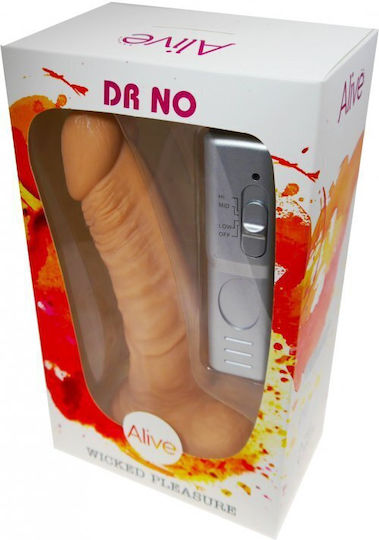 Adrien Lastic Alive Dr No Ρεαλιστικός Δονητής 18cm Flesh