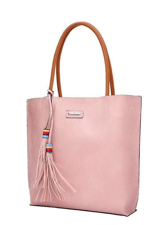 Bag to Bag Set Damen Tasche Schulter Rosa