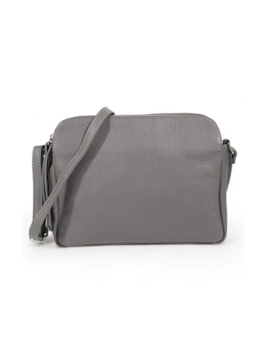 Passaggio Leather Leather Women's Bag Crossbody Gray