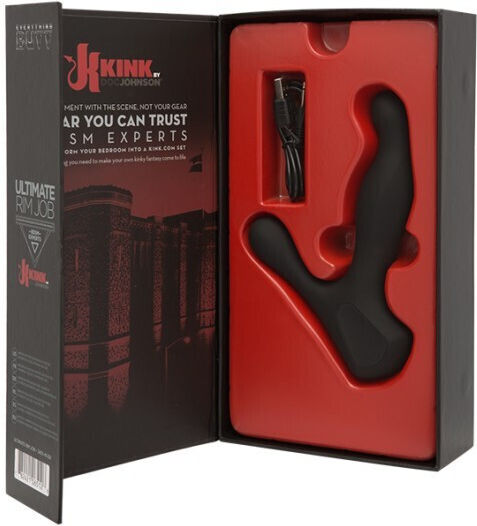 Doc Johnson Kink Ultimate Rim Job Analvibrator Schwarz 27.18cm