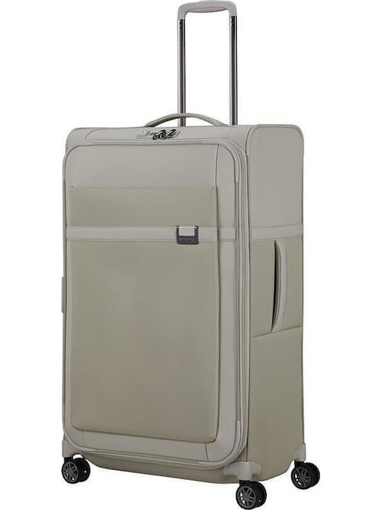 Samsonite Airea Μεγάλη Βαλίτσα Ταξιδίου Υφασμάτινη Μπεζ με 4 Ρόδες Ύψους 78εκ.